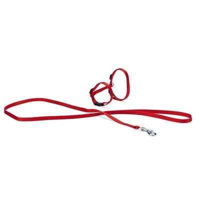 Katzengeschirr mit Leine Karlie ASP Rot Sportiv Plus