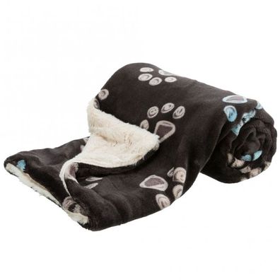 Plüschdecke Hundedecke Liegedecke Jimmy Trixie taupe beige 100x70 cm