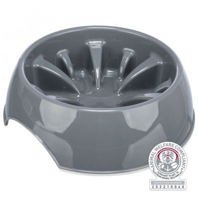 Trixie Slow Feeding Napf Anti Schling Kunststoff 0,3 l 16 cm