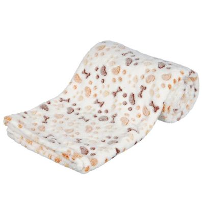 hundedecke softfleece trixie lingo 150x100cm weiß beige