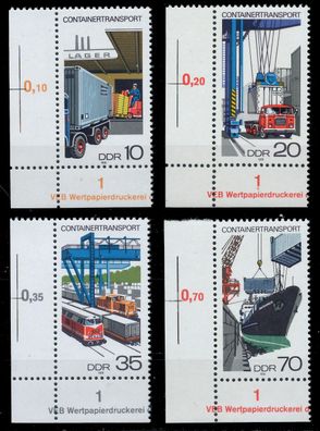 DDR 1978 Nr 2326-2329 postfrisch ECKE-ULI XAAC71E