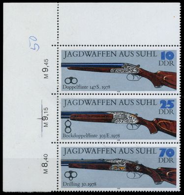 DDR Zusammendruck Nr SZd175 postfrisch 3ER STR ECKE-OLI XAAF0CA