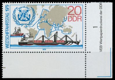 DDR 1979 Nr 2405 postfrisch ECKE-URE XAAF20A