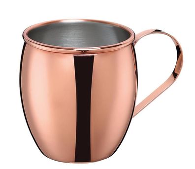 Cilio Gobelet anse cuivre poli 0,5 litre