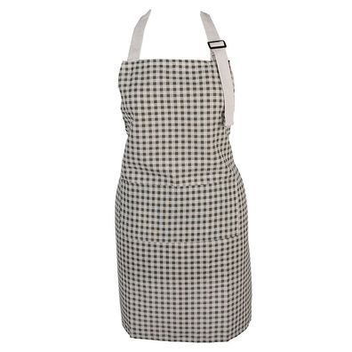 Clayre & Eef Küchenschürze 69x68 cm Grün Polyester (Gr. 69x68 cm)