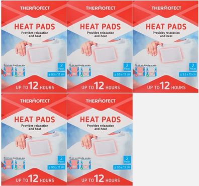 10 x Wärmepflaster Wärmepads 12 Std. Wärme, Entspannung Schmerzen Pflaster Pads