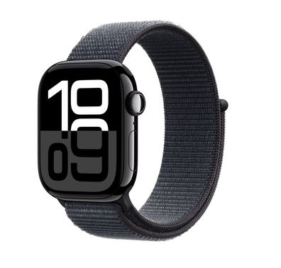 Apple Watch Series 10 4G 42mm Aluminium Diamantschwarz Sport Loop Tinte - Kaufen