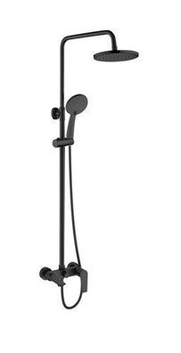 Duschsäule DOKOS Duschsystem, Brausegarnitur in Schwarz