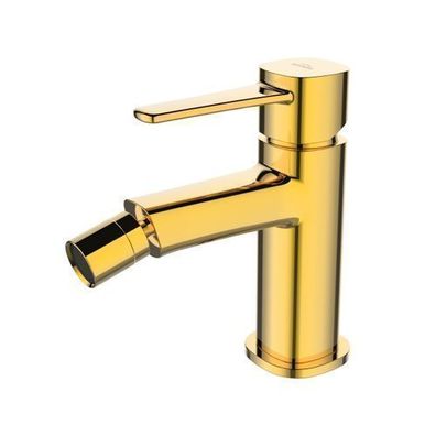 Bidetarmatur Wasserhahn Glamour Bidetmischer für Badezimmer in Gold