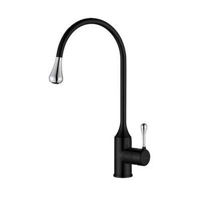 Küchenarmatur Wasserhahn PINGO Küchenmischer für Küche in Schwarz-Silber