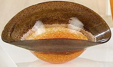 Gilde Glas Schale Arancia 34 cm 39772