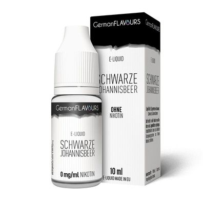 German Flavours - Schwarze Johannisbeere Liquid (10 ml) - 0 mg/ml