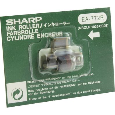 SHARP EA772R (Gruppe 745) schwarz/rot Farbrolle