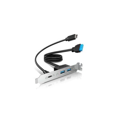 Graugear Multi PCI Blende, 1x USB-C, 2x USB-A