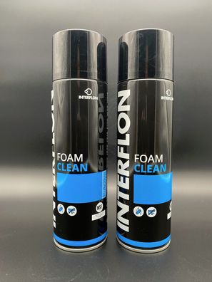 2x Interflon Foam Clean 500ml Intensiv Schaumreiniger f. Glas, Acryl, Spiegel etc