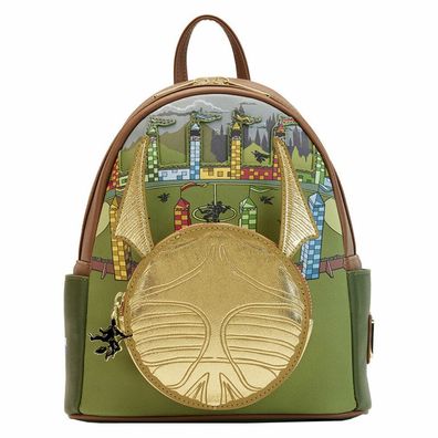 Loungefly Harry Potter Golden Snitch Rucksack 26cm