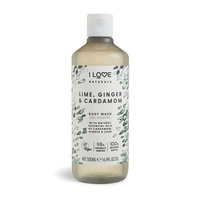 I Love Lime, Ginger & Cardamon Naturals Body Wash 500ml