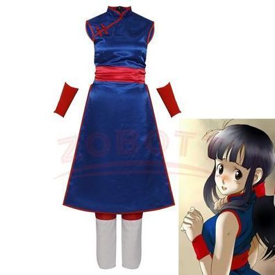 Chichi Cosplay Kleid Dragon Ball Anime Damen Halloween Outfit