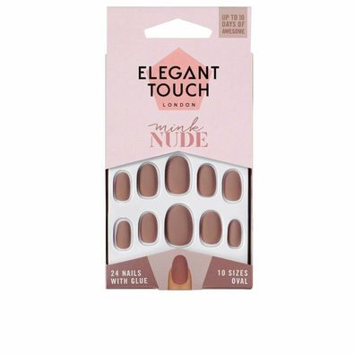 Elegant Touch Polish Hautfarbe Nails Mink