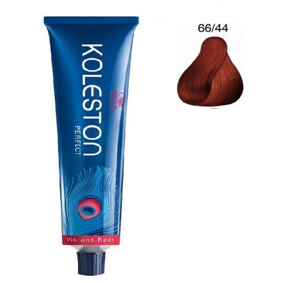 Koleston Perfect Permanentes Haarfärbemittel 66/44 Dunkelblond Intensives Rot 60ml