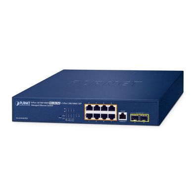 Planet 8-Port PoE++ Managed Switch GS-4210-8UP2S