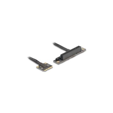 DELOCK Adapter Mini PCIe Stecker, zu PCIe 3.0 x8 Slot 90°