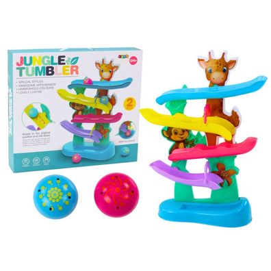 Leantoys Zje?d?alnia Dla Kulek ?yrafa Ma?pka D?wi?ki Kolorowa