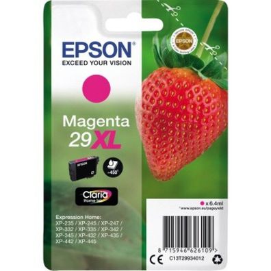 Epson Druckerpatrone Claria Home 29XL (C13T29934012) magenta