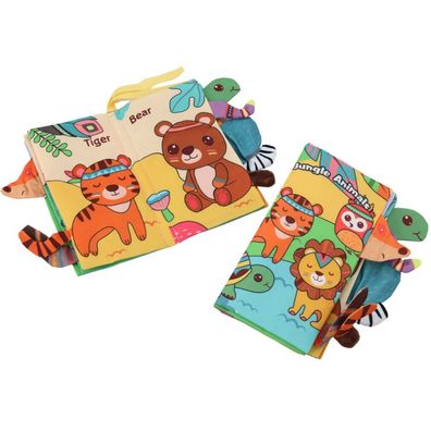 Lean Soft Educational Booklet Raschelnde Tiere Dschungel