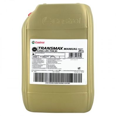 Castrol Transmax Manual Longlife 75W-85 20 Liter