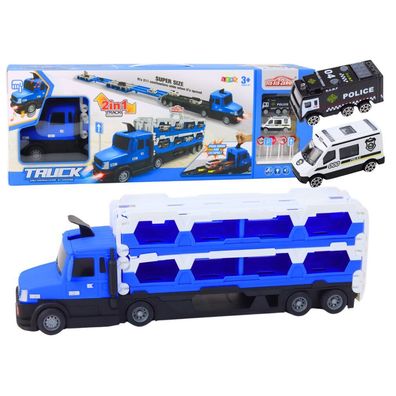 Leantoys 2-in-1-Anhänger mit Licht und Sound und Rennstrecke