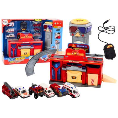 Leantoys Baza Stra? Po?arna Szpital Centrum Dowodzenia Pojazdy 6 Szt