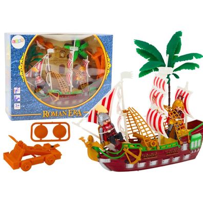 Lean Statek Roma?ski Rzymianie ?wiat?a D?wi?ki Katapulta Palmy