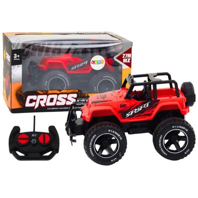 Leantoys Autko Samochód Terenowy Zdalnie Sterowany RC 1:18 Czerwony