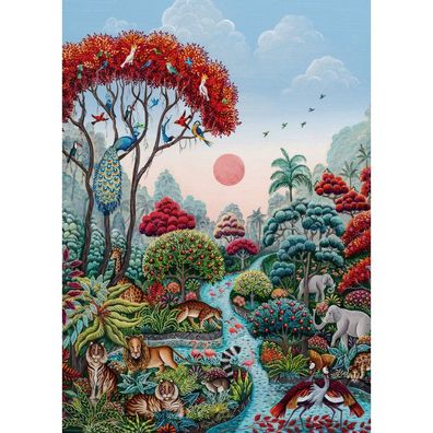 HEYE Puzzle Exotischer Garten: Das Paradies der Wildnis 2000 Teile