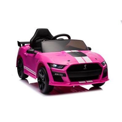 Leantoys Batteriebetriebenes Fahrzeug Ford Mustang GT500 Shelby Pink