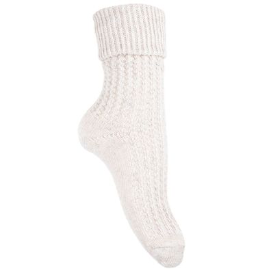 Trachtensocken kurz natur - Größe: 43-46