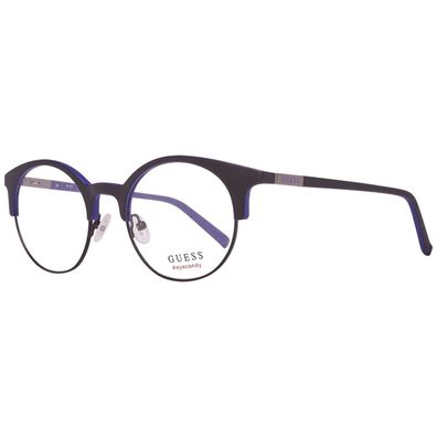 Guess GU3025 51002 Brillengestelle GU3025 002 Rund Brillengestelle 51, Schwarz
