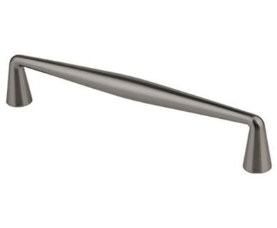 Möbelgriff BA 160mm Küchengriff Linea Titan Schrankgriff Grau Türgriff modern