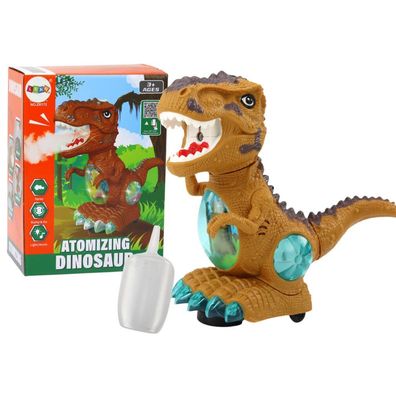 Leantoys Dinozaur Ta?cz?cy Czujnik Przeszkód ?wiat?a D?wi?ki ?ó?ty