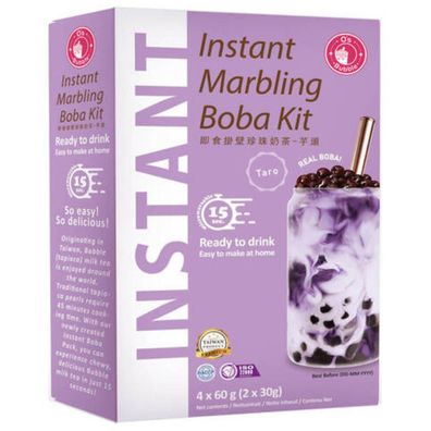 O´s Bubble Instant Boba Kit Taro 240g (4x60g)