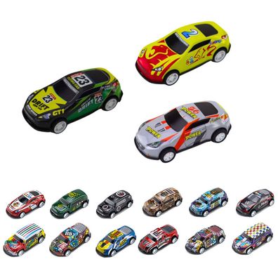 Leantoys Federsatz im Koffer, 30-teilig. Autos