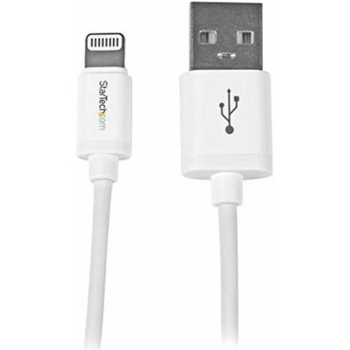 Startech. Com 1m White Apple 8 Pin Lightning Connector To Usb Cable