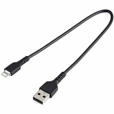 Startech Usb-A To Lightning Cable For Apple - 0.3m - Black