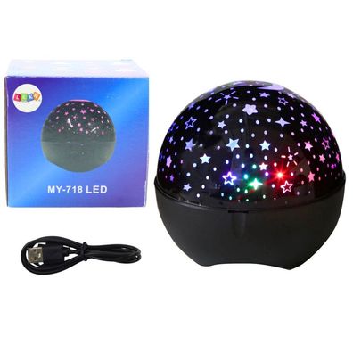 Lean Star Projector Nachtlicht Lautsprecher 2In1 Schwarz