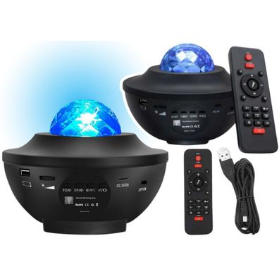 Lean Star Projector Led Nachtlicht Bluetooth Fernbedienung Lautsprecher