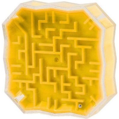 Leantoys Logikspiel Labyrinth mit gelber Kugel