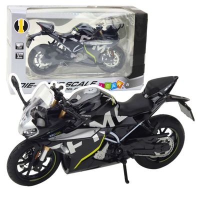 Lean Toys Sportmotorrad Metall Lichter Sounds Schwarz 250 Sr 1:12