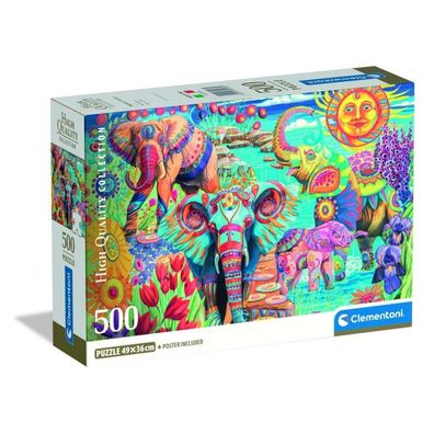 Hochwertige Elefantenâ Karneval puzzle 500pcs