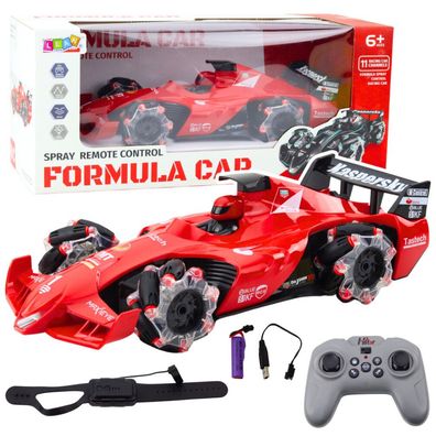 Lean Toys Sportwagen Ferngesteuerter Rc Racer Raucheffekt 2.4G Rot